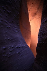 Spooky Slot Canyon, Hole in the Rock Road, Grand Staircase Escalante National Monument, Garfield County, Utah, USA