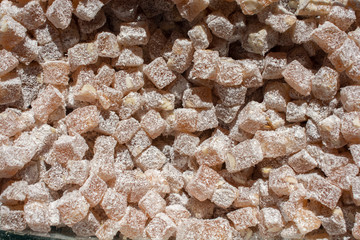 Traditional style turkish delight sweets