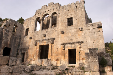 Alahan Monastery. Mut Mersin in Turkey