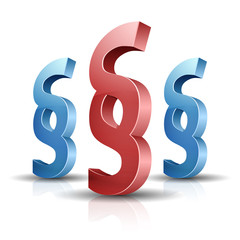 Section sign illustration