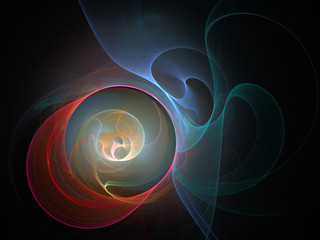 Abstract fractal background