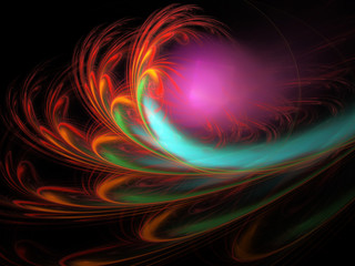 Abstract fractal background