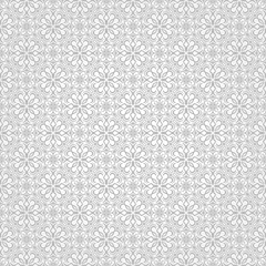 Vector wallpaper background. Silver floral pattern.