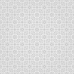 Vector wallpaper background. Silver floral pattern.