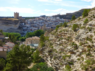 Fototapeta na wymiar Alcalá del Júcar. Pueblo de Albacete (España) en la comunidad autónoma de Castilla La Mancha