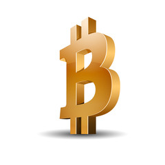 Bitcoin sign illustration