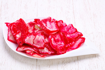 Traditional fermented cabbage