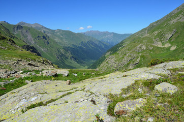 Россия, ландшафты Кавказского биосферного заповедника. Имеретинский горный узел летом