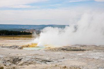 Yellowstone National Park UNESCO World Heritage geysers this must-see during your vacation in America mustsee