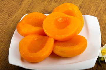 Canned peaches