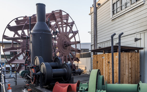 Fishermans Wharf ship mecanism - San Francisco, California, CA, USA