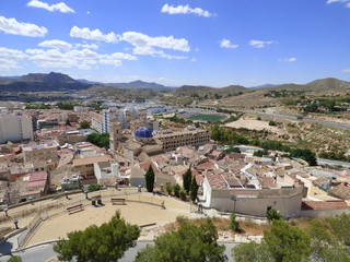 Fototapeta na wymiar Petrel​​ /Petrer pueblo de Alicante en la Comunidad Valenciana, España, situado en la comarca del Vinalopó Medio