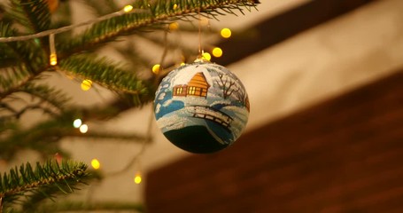 ornament hanging on the Christmas tree - Powered by Adobe