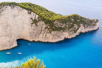 Obraz premium Famous Shipwreck beach. Beach of Navagio, Zakynthos, Greece.