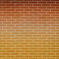 red brick wall as background or texture