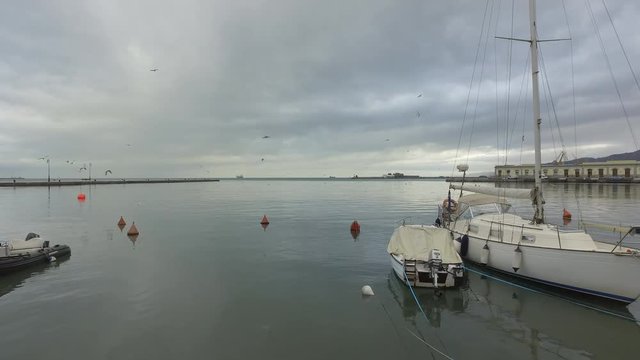 Passeggiando per le rive di Trieste in una giornata di pioggia