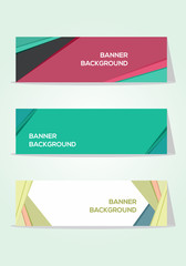 Vector design Banner modern background