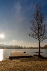 Fototapeta na wymiar Dietlhofer See,Sonnenaufgang