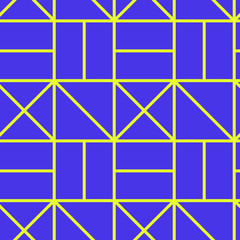 Geometric maze seamless pattern. Design for print, fabric, textile. Seamless wallpaper
