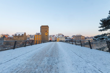 goerlitz poland side in the winter