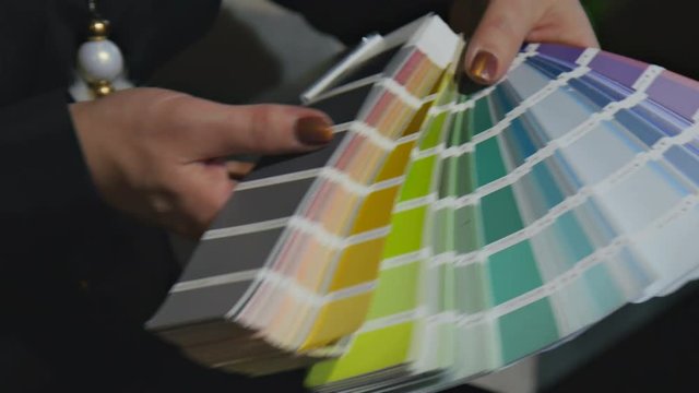 Designers choose samples of color funs