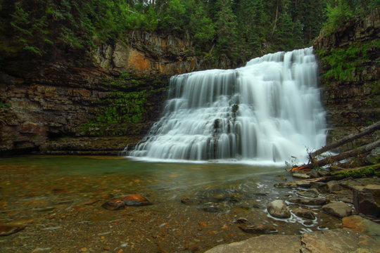 Ousel Falls in Big Sky 