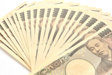 
一万円札　白バック
