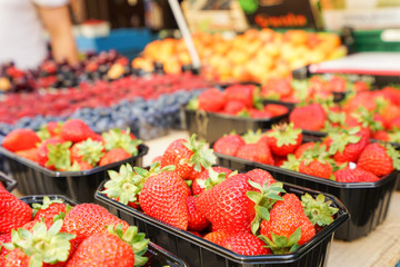 fresh fruits sold in market