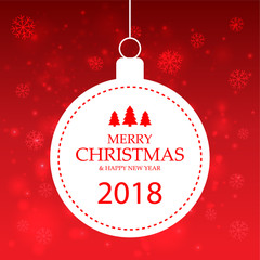 Christmas light background. Card or invitation © TakDesign