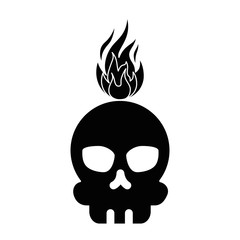 extreme skull emblem icon