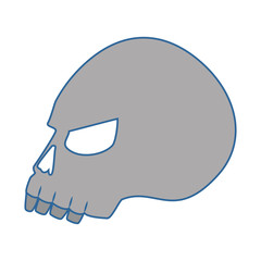 extreme skull isolated icon