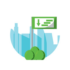 informative road sign icon