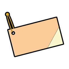 shopping tag isolated icon