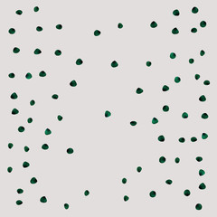 Falling Down, Flying Rose Petals Confetti. Crazy Valentines Day, Wedding Background. Black Surprise Hipster Leaves, Green Petals Confetti Dirty Floral Background, Inverted Colors, Futuristic Texture.