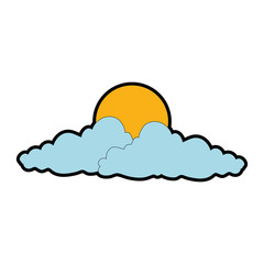 natural cloud with sun