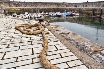 Obraz premium View of a marine during an outflow.