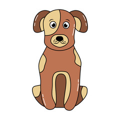 dog or puppy pet icon image vector illustration design 