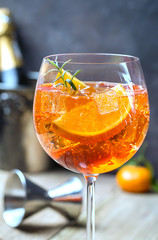 Aperol spritz cocktail