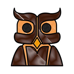 Owl bird symbol icon vector illustration graphic design