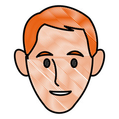 Man profile cartoon icon vector illustration graphic design
