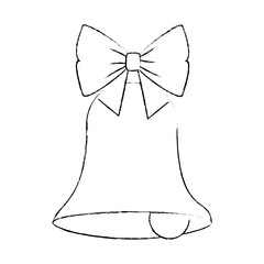 christmas bell with bowntie