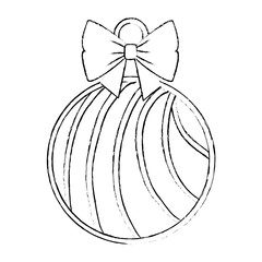 christmas ball hanging icon