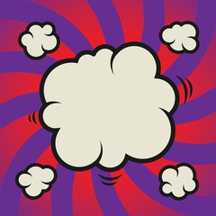 Abstract color cartoon comic background