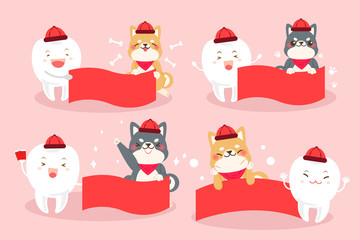 cute cartoon 2018 year