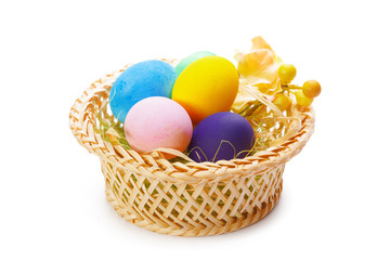 easter colorful eggs