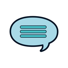 speech bubble isolated icon vector illustration design