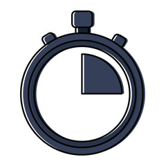 clock time stopwatch business icon vector illustration