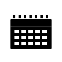 calendar business plan reminder icon vector illustration