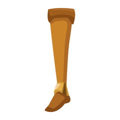 Women warrior boot icon vector illustration graphic design