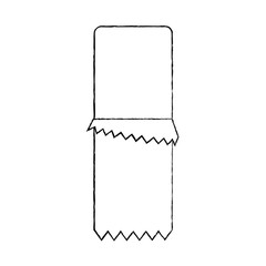 chocolate bar snack sweet open vector illustration